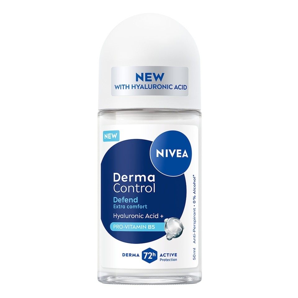 NIVEA Derma Control Defend Antiperspirant Deodorant Roll On 50ml