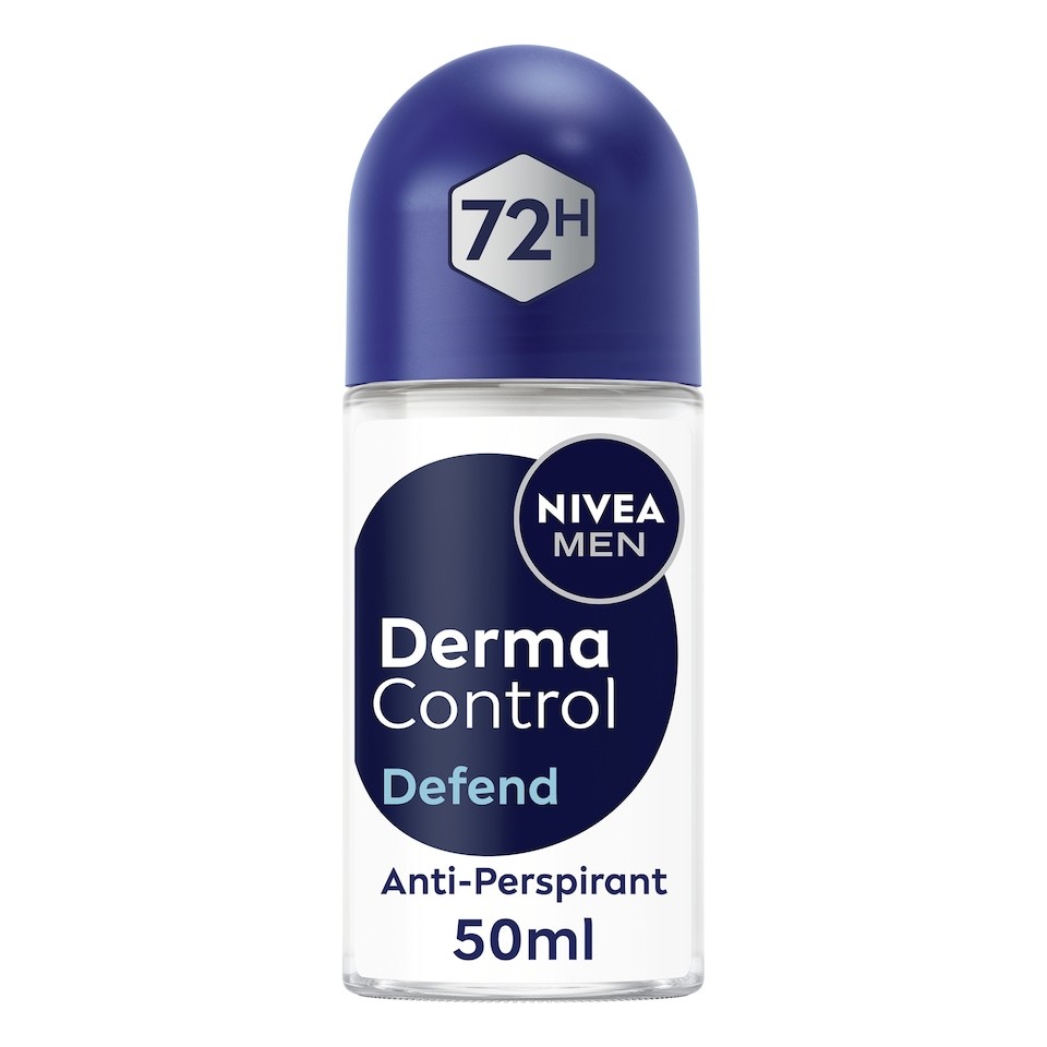 NIVEA MEN Derma Control Defend Antiperspirant Deodorant Roll On 50ml