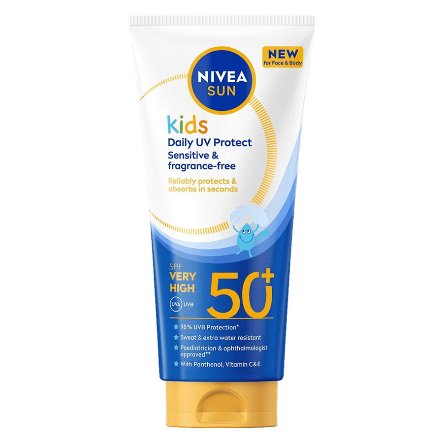 NIVEA Sun KIDS Daily UV Protect Sensitive & Fragrance-free SPF 50+ 100ml