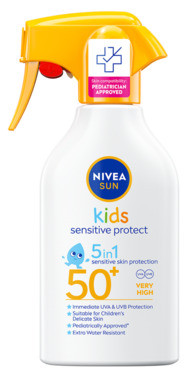Nivea Sun Kids Sensitive Protect Trigger Spray Spf 50+, 250ml