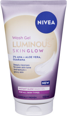 Nivea Luminous630 Skin Glow Wash Gel, 150ml