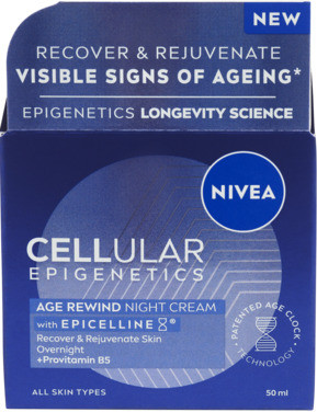 Nivea Cellular Epigenetics Age Rewind Night Cream With Epicelline®, 50ml