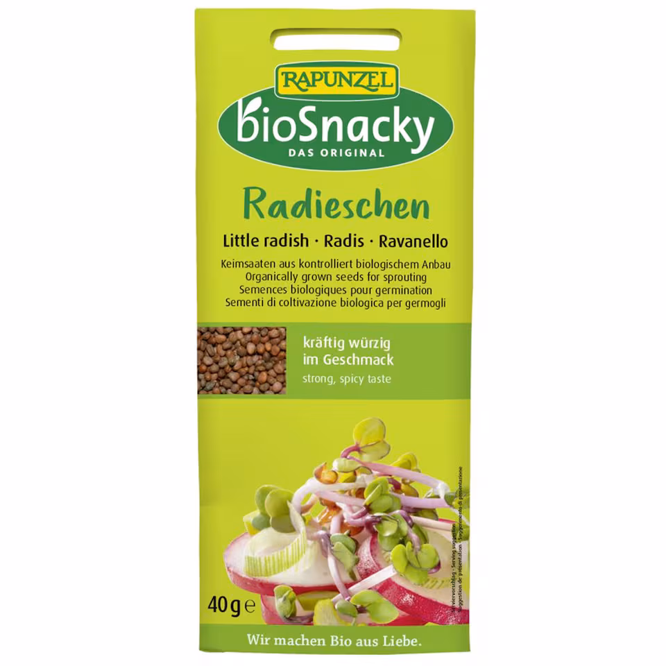 Organic Little Radish Seeds for Sprouting 40g (A.Vogel)