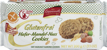 Coppenrath Oat Hazelnut Almond Cookie 200g Glutenfri
