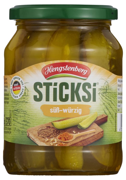 Sylteagurk Søte 330g Hengstenberg