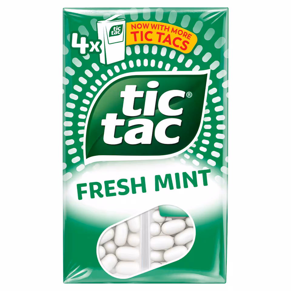 Tic Tac Mint 4 X 18G