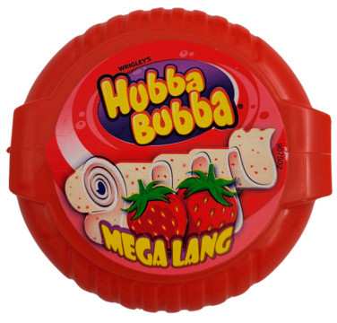 Godtesjuk Hubba Bubba Strawberry Tape 56g