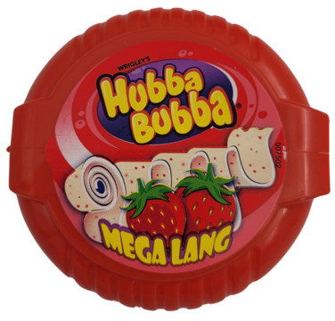 Godtesjuk Hubba Bubba Strawberry Tape 56g