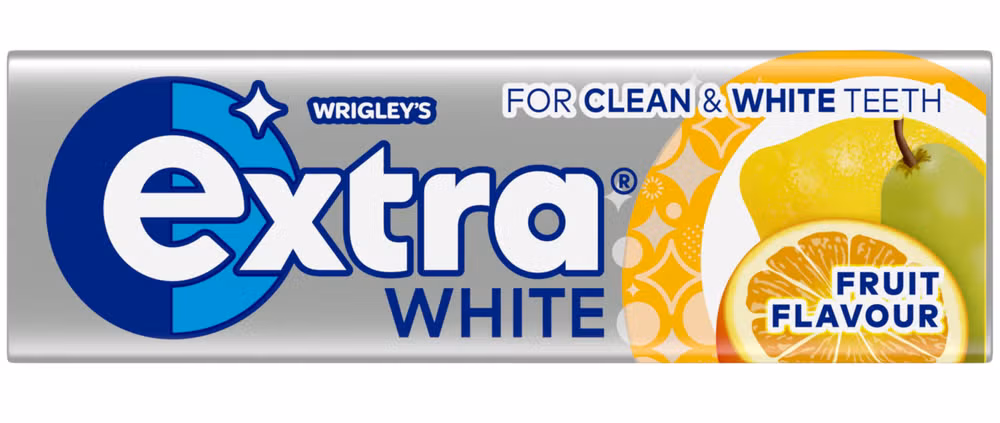 Extra White Sweet Fruit Sukkerfri 10 stk, 14 g