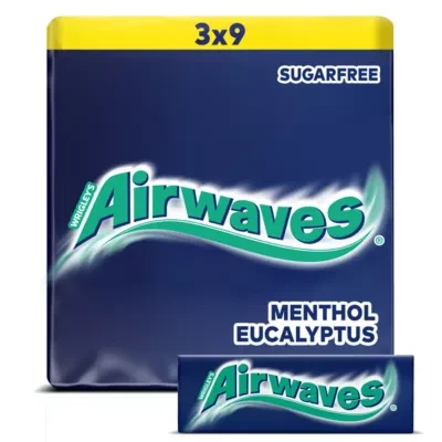 Airwaves Sugar Free Multipack Chewing Gum x9 Pieces