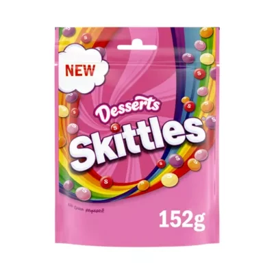 Skittles Vegan Sweets Dessert Flavoured Treat Bag 152g