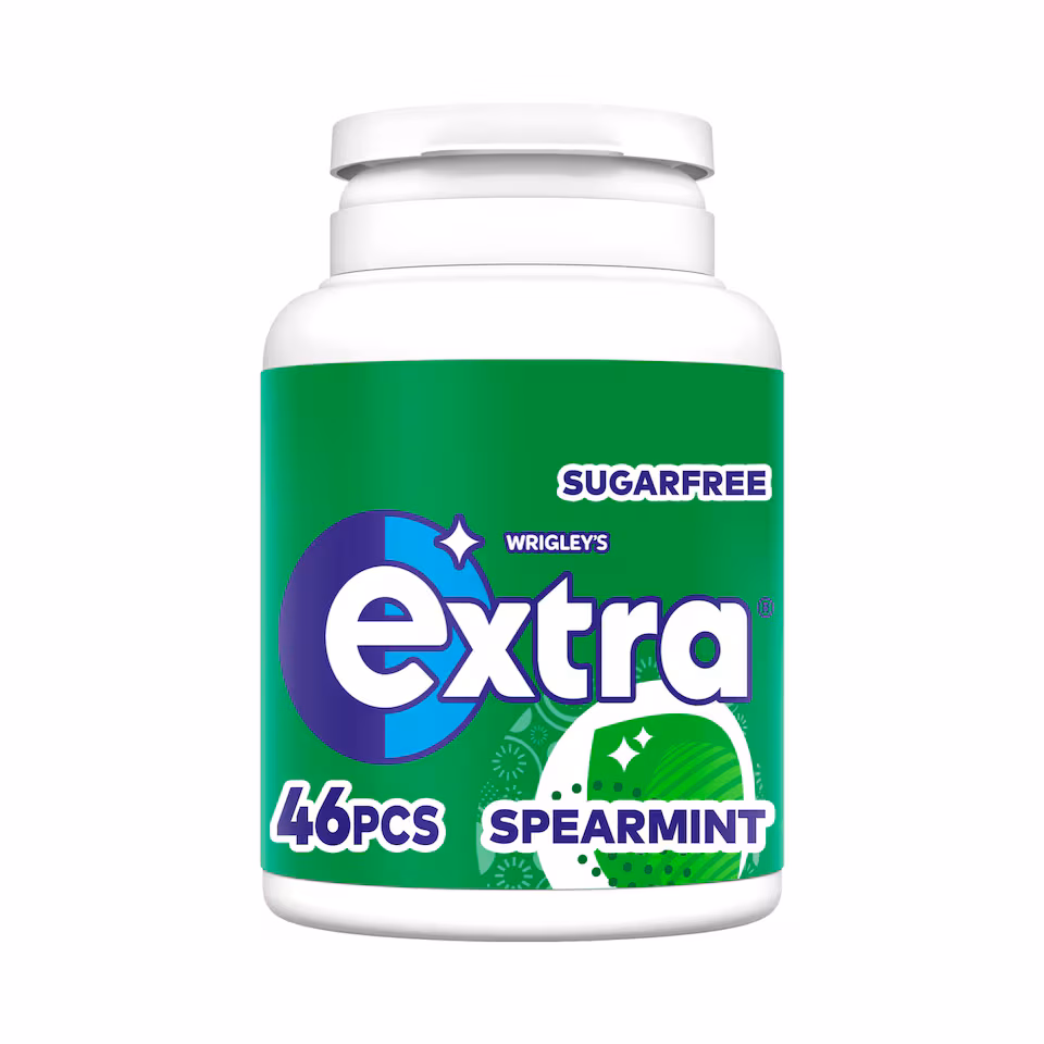 Wrigley's Extra Spearmint Sugar Free Chewing Gum 46 Pieces 64g