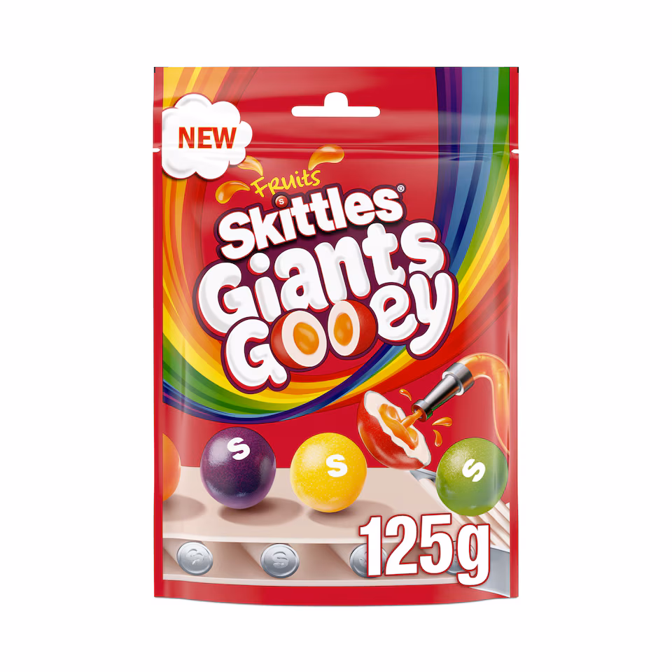 Skittles Fruits Giants Gooey 125g