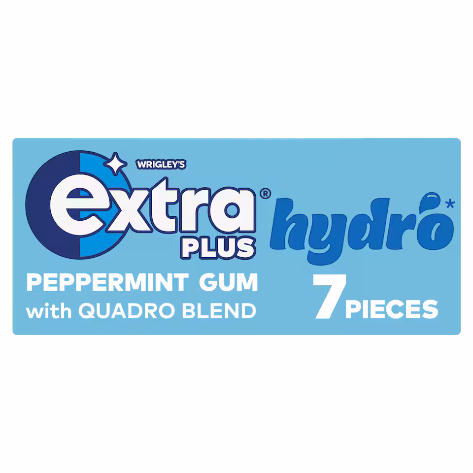 Extra Plus Hydro Peppermint Chewing Gum 7 pieces