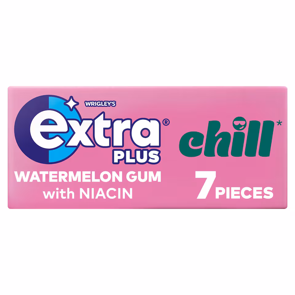Extra Plus Chill Watermelon Flavour Chewing Gum 7 Pieces