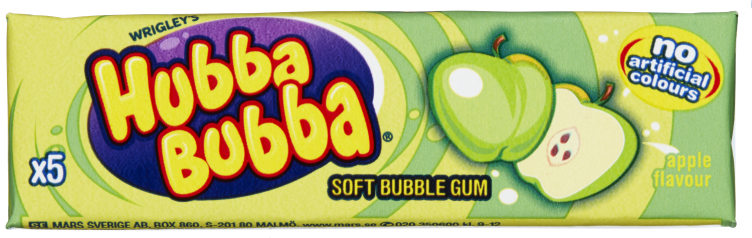 Hubba Bubba Eple 35g