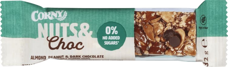 Nuts&Choc Almond/Peanut/Dark Choco 32g