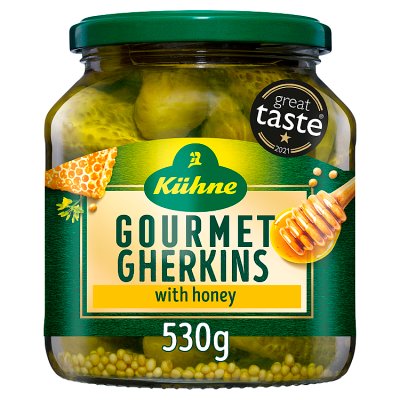 Kuhne Gourmet Selection Gherkins with Honey