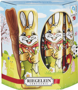 Påskehare 10pk 125g Riegelein