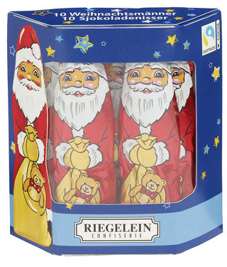 Julenisser Sjokolade 10stk 125g Riegelein