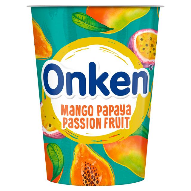 Onken Mango, Papaya & Passionfruit Biopot Yogurt 450g