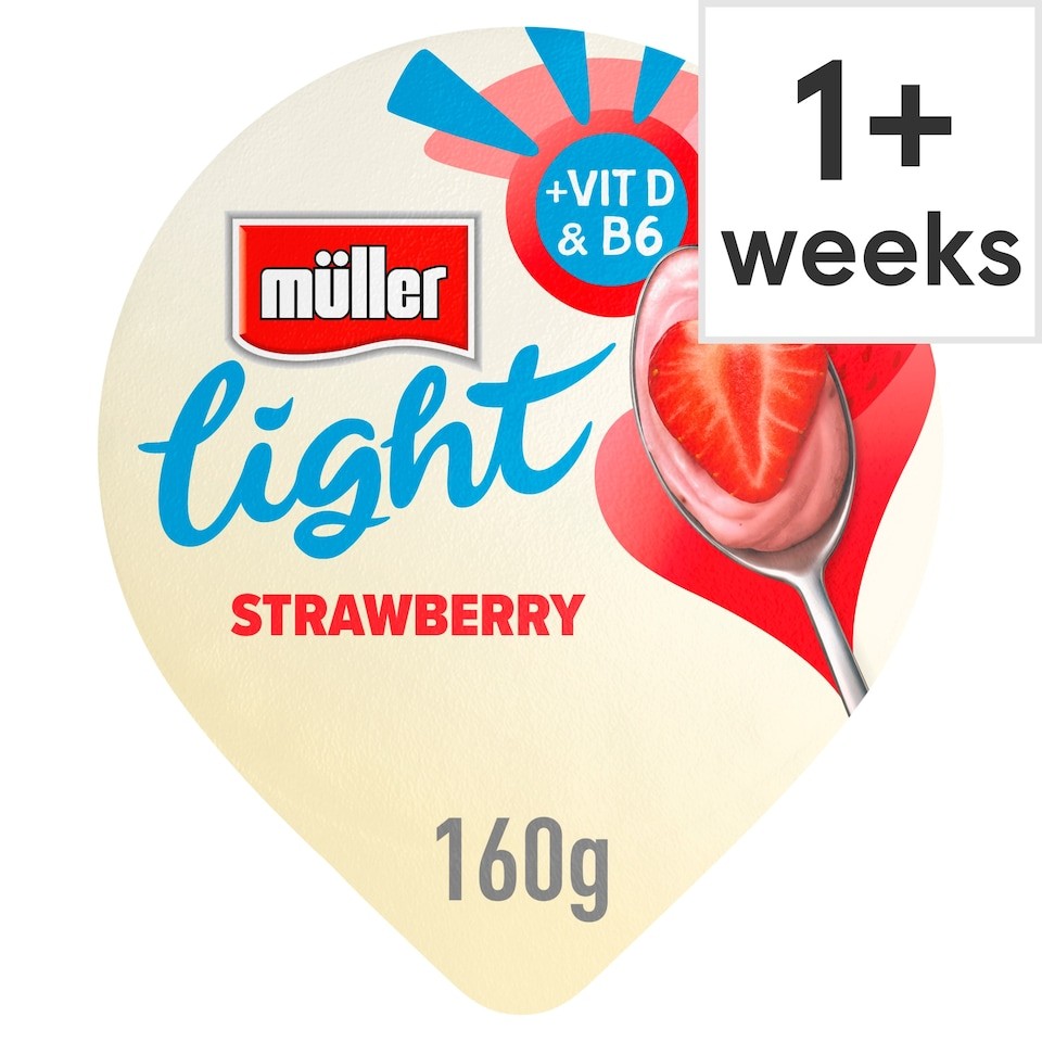 Muller Light Strawberry Yogurt 160G