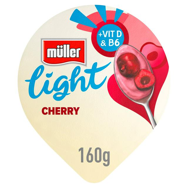 Müller Light Fat Free Cherry Yogurt 160g