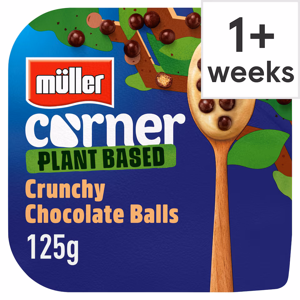 Muller Corner Plant Based Yoghurt Crunchy Chocolate Balls 125g