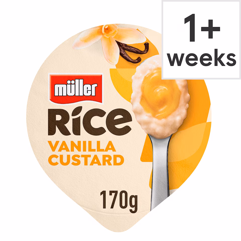 Muller Rice Vanilla Custard Low Fat Dessert 170G