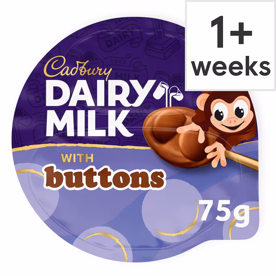 Cadbury Dairy Milk Buttons Chocolate Dessert 75G