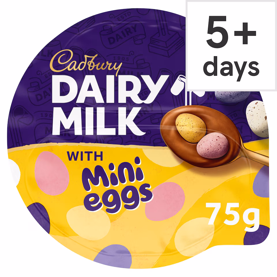 Cadbury Mini Eggs Milk Chocolate Dessert 75G