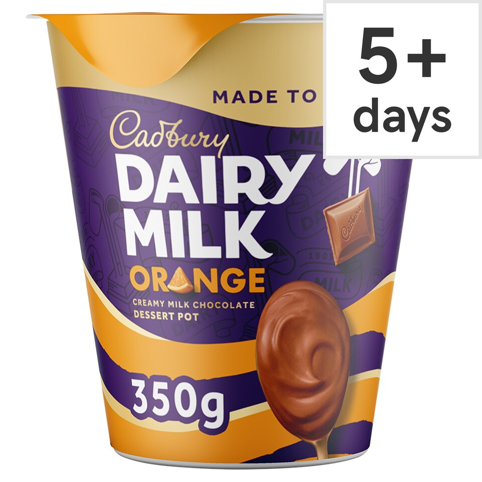 Cadbury Dairy Milk Chocolate Orange Big Pot Dessert 350g
