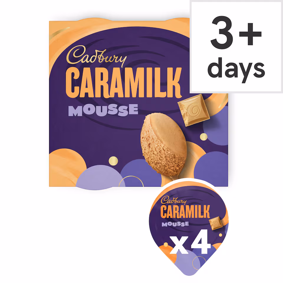 Cadbury Caramilk Mousse 4x45g