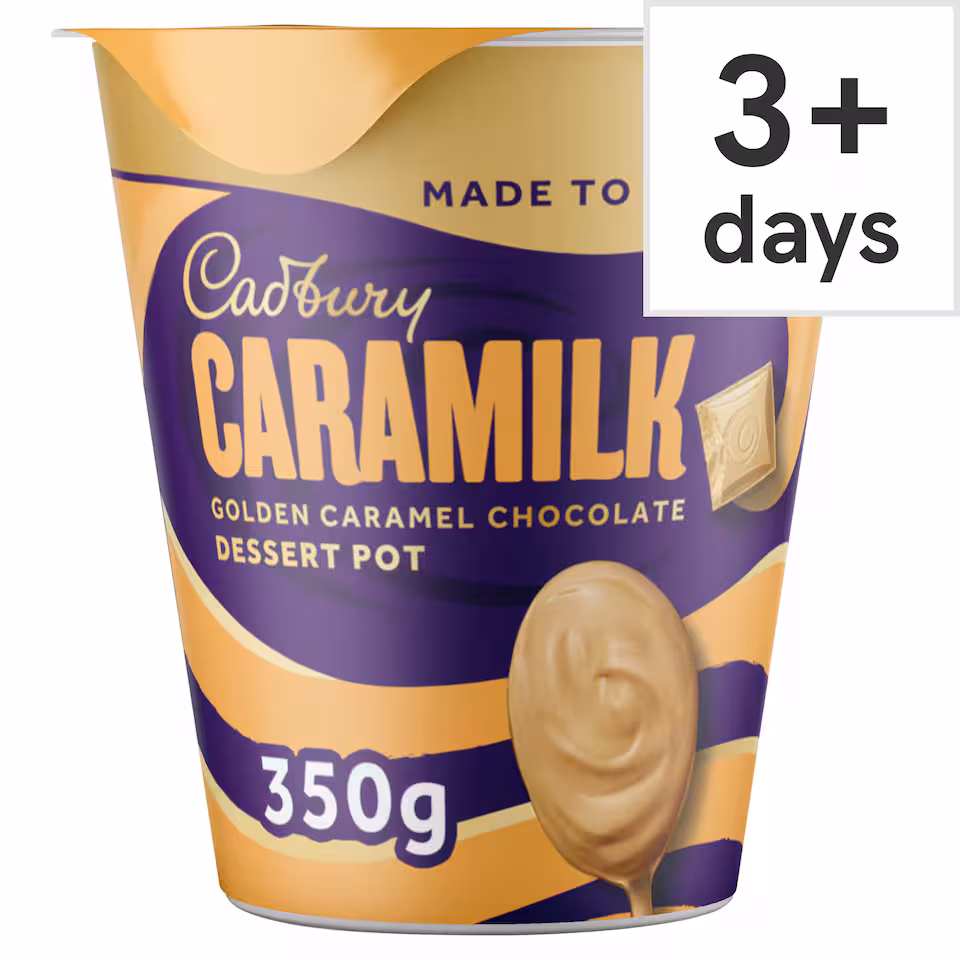 Cadbury Caramilk Golden Caramel Chocolate Dessert Pot 350g
