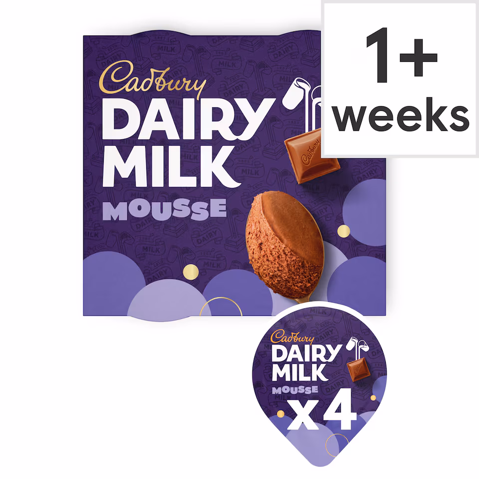 CADBURY DAIRY MILK MOUSSE 4x45g