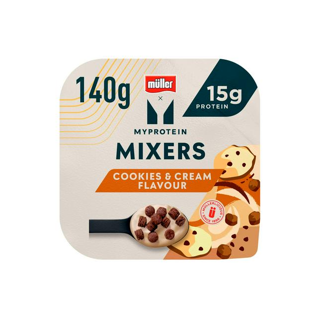 Müller x Myprotein 140g Cookies & Cream Mixers Yogurt