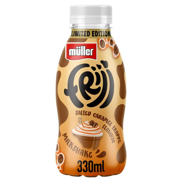 Müller Frijj 330ml Salted Caramel Frappe Flavour Milkshake, Limited Edition