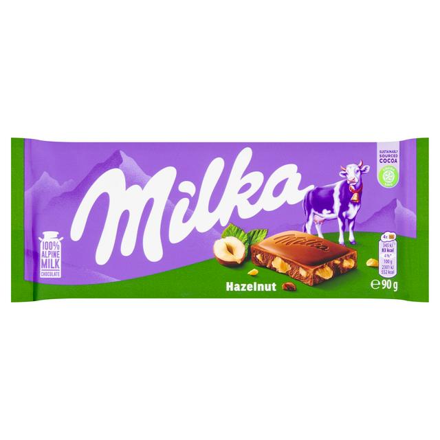 Milka Hazelnut Chocolate Bar 100g