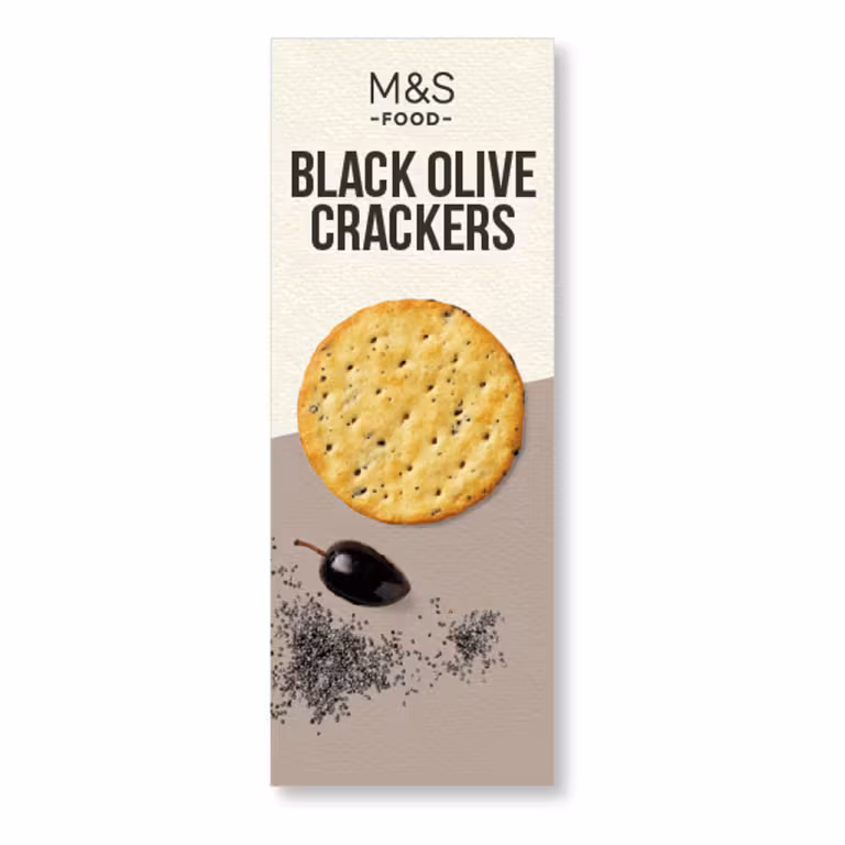 M&S Black Olive Crackers