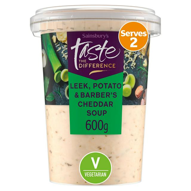 Sainsbury's Leek, Potato & Barber's Cheddar Soup, Taste the Difference 600g