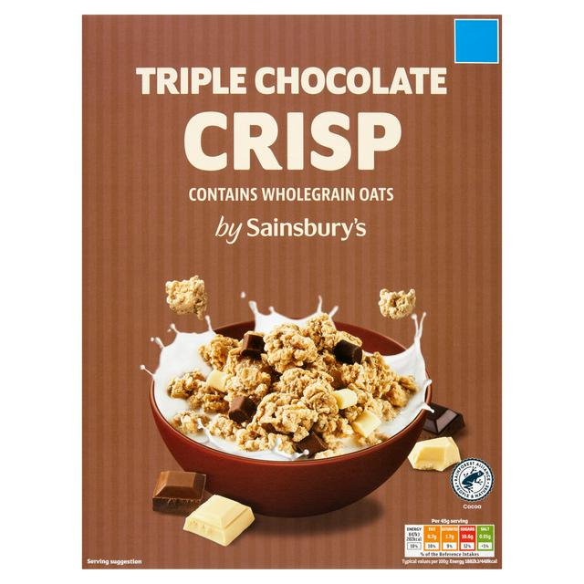 Sainsbury's Triple Chocolate Crisp 500g