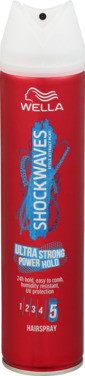 Wella Shockwaves Ultra Strong Hairspray 250ml