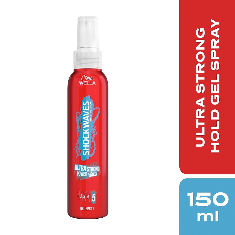 Wella Shockwaves Ultra Strong Power Hold Gel Spray 150ml