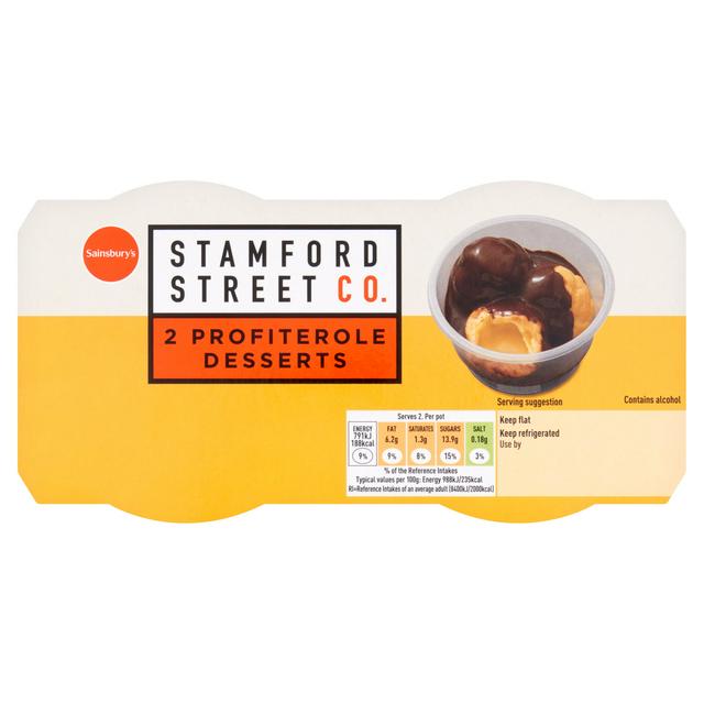 Stamford Street Co. Profiterole Desserts 2x80g