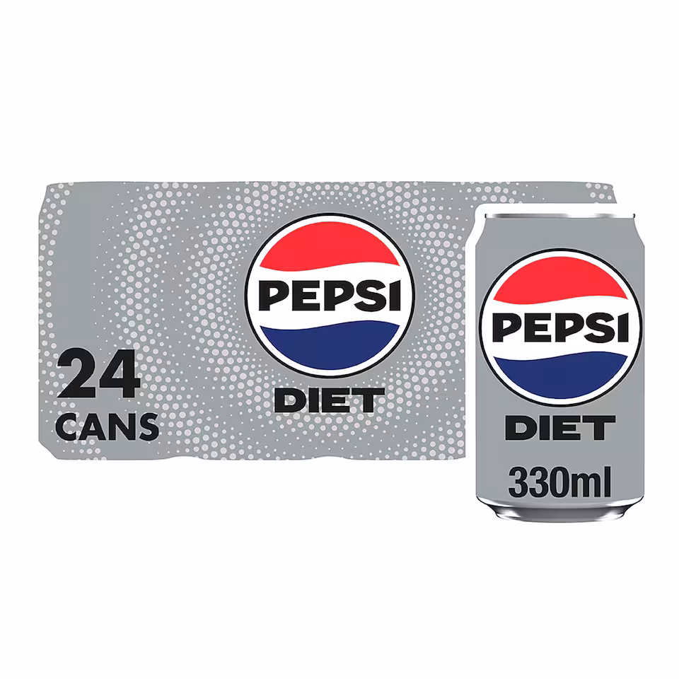 Diet Pepsi Cola Cans 24x330ml