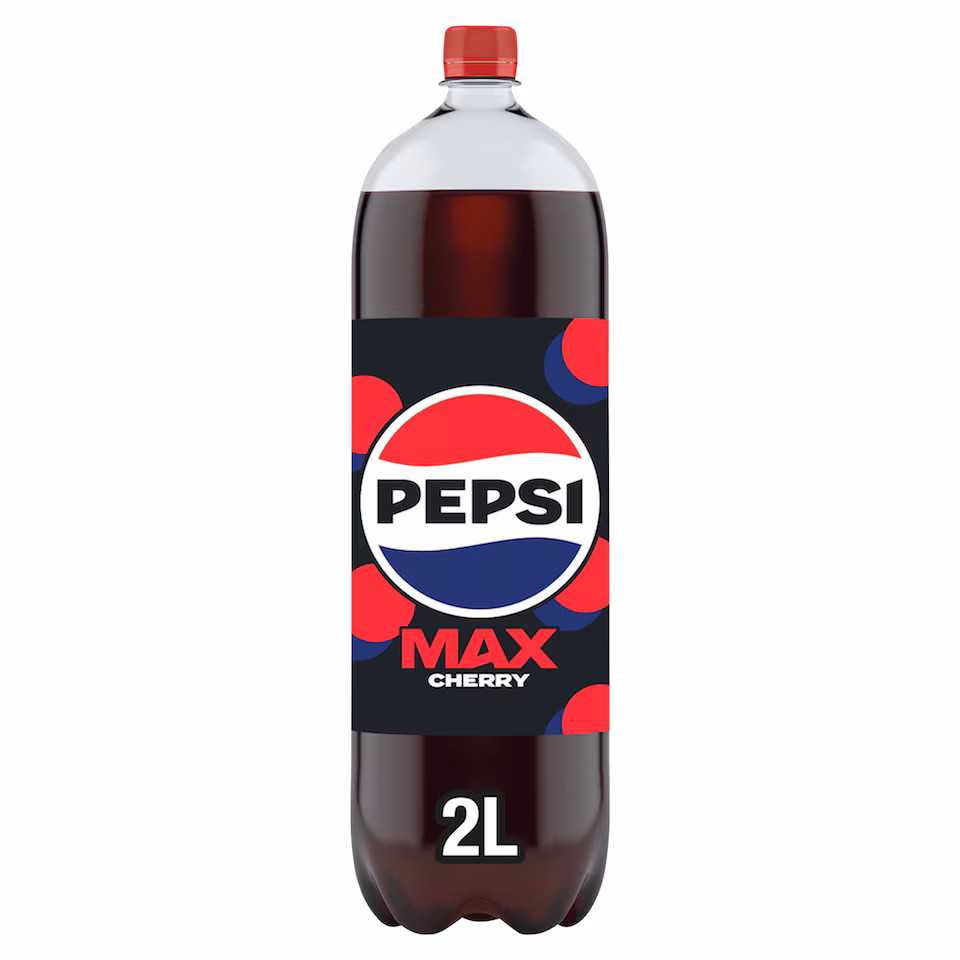 Pepsi Max Cherry No Sugar Cola Bottle 2L