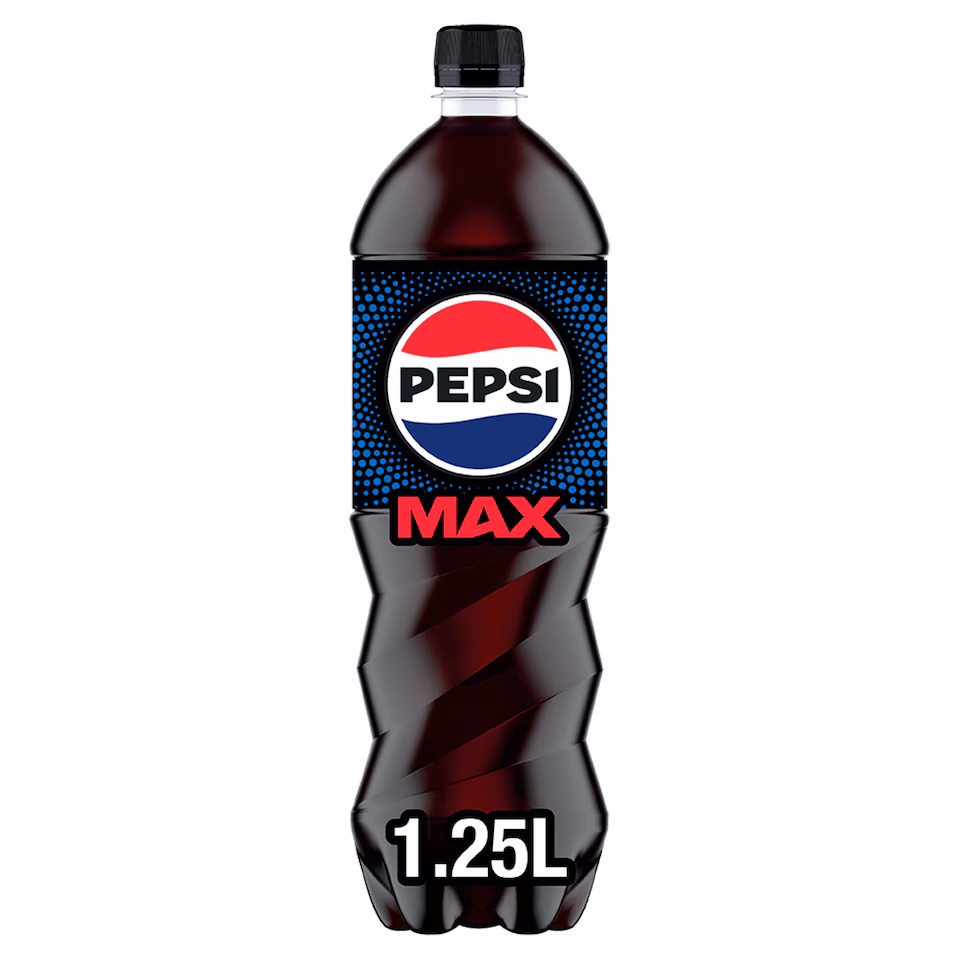 Pepsi Max No Sugar Cola Bottle 1.25L