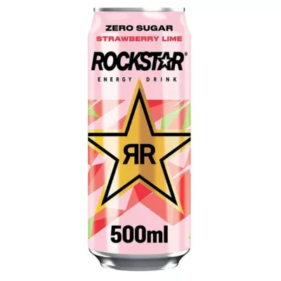 Rockstar Energy Drink Refresh Strawberry & Lime 500ml