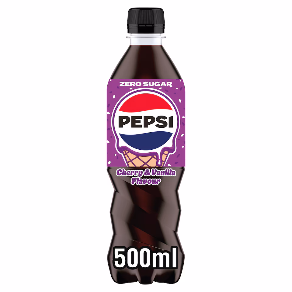 PEPSI Zero sugar Cherry & Vanilla Flavour 500ML
