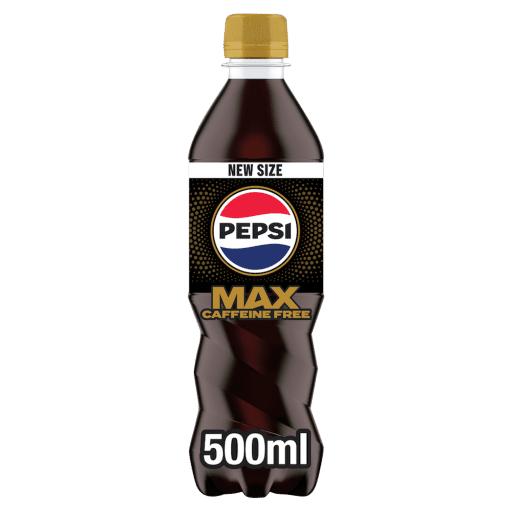 Pepsi Max No Caffeine No Sugar Bottle 500ml